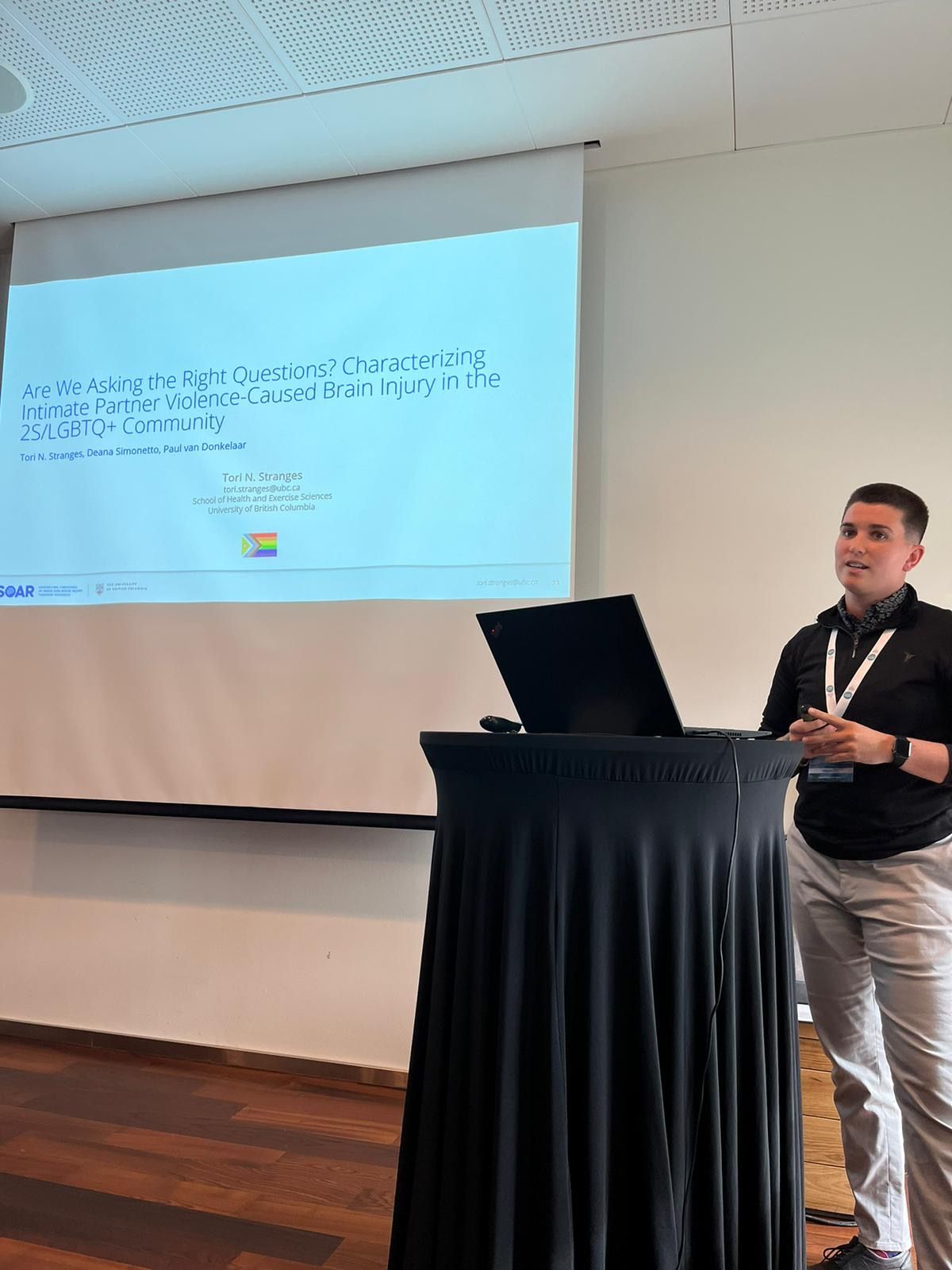 Presenting 'Are We Asking the Right Questions? Characterizing Intimate Partner Violence-Caused Brain Injury in the 2S/LGBTQ+ Community'